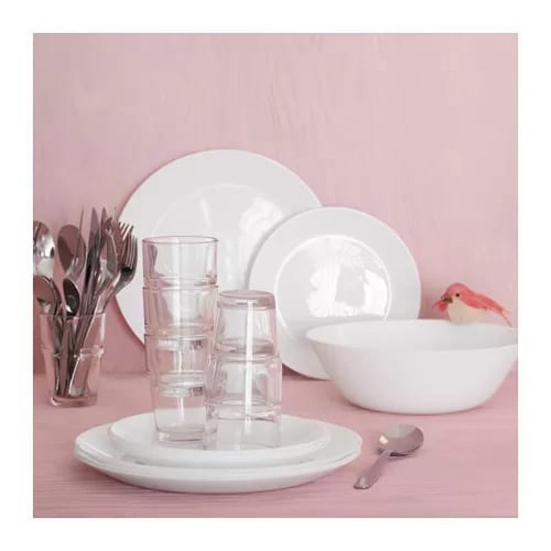 6pcs Gelas, kaca bening