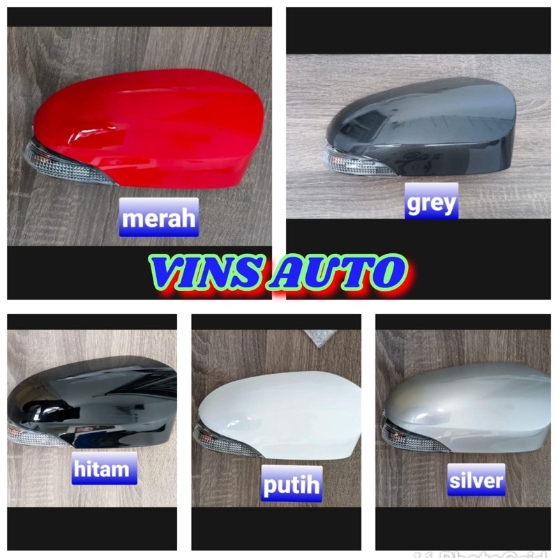 Cover spion + Lampu sein spion mobil calya/sigra/yaris/vios/altis