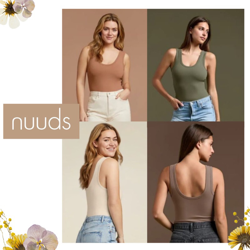 NUUDS Seamless Scoop Neck Thong Bodysuit ETALASE 1