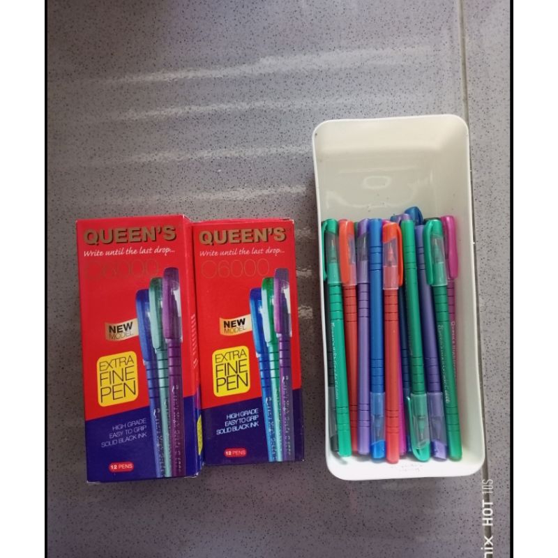 

QUEEN'S (1 pack)/Bolpoin Lilin/Bolpoin Hitam