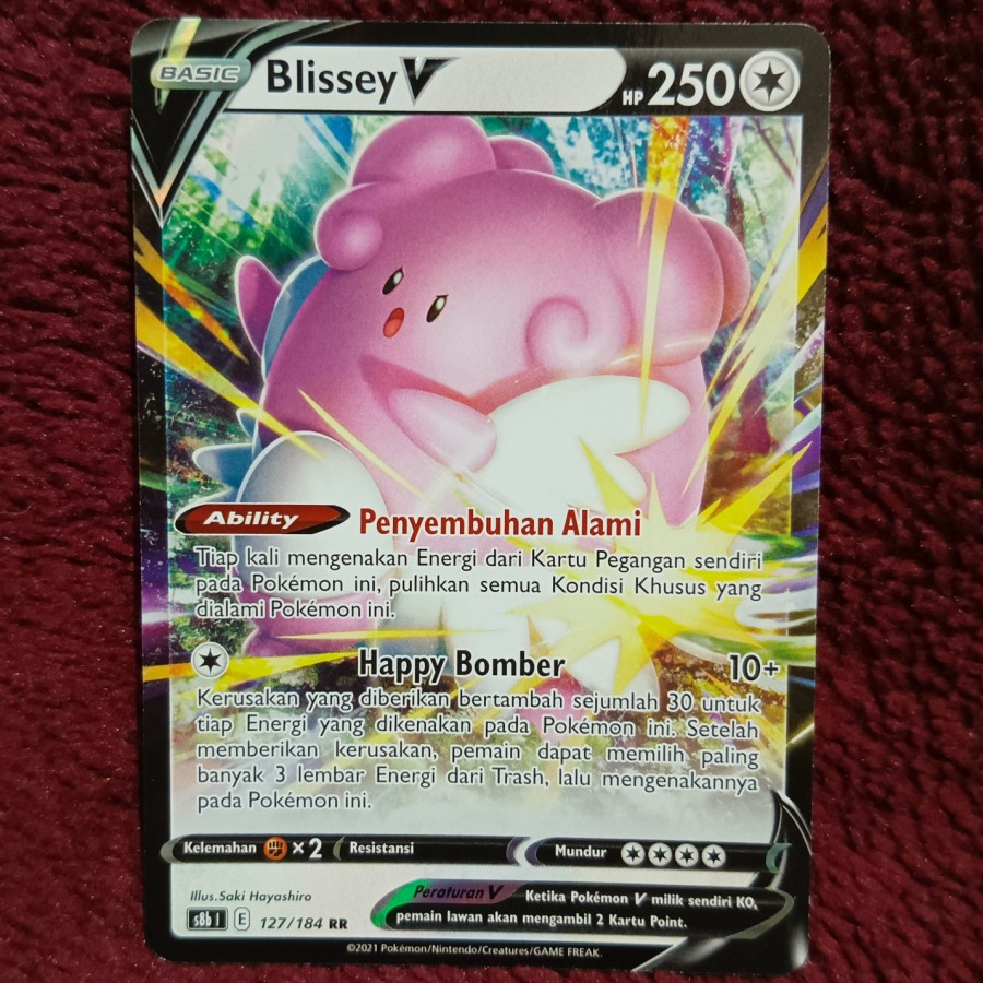Blissey V RR s8b - Pokemon TCG Indonesia foil holo