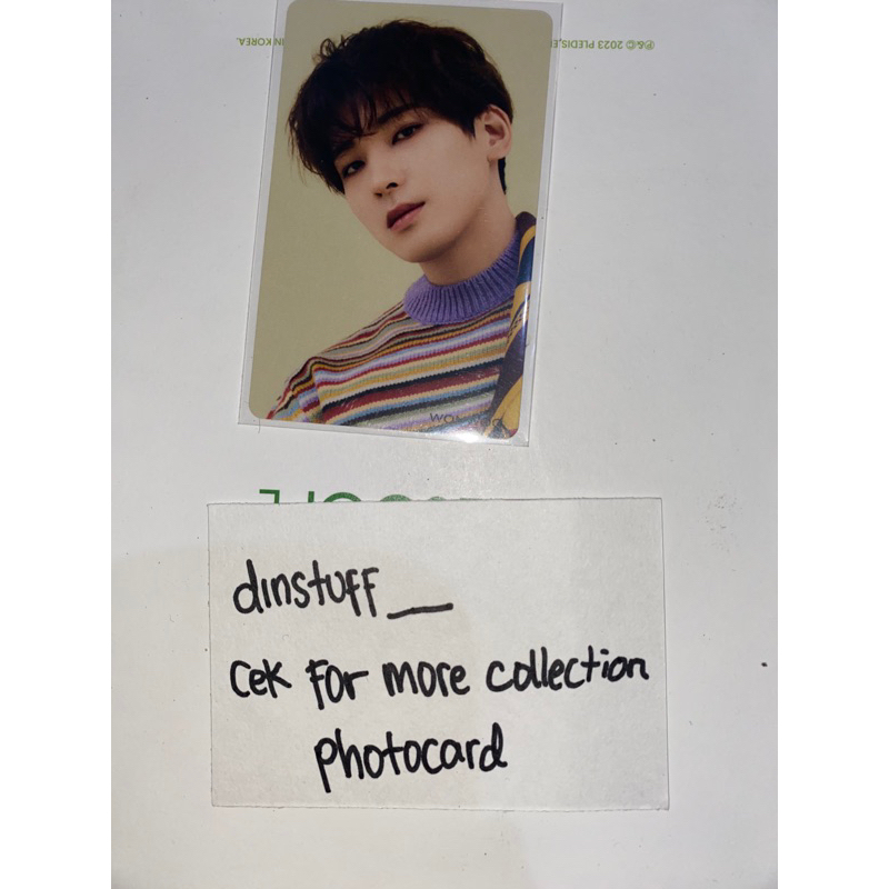 wonwoo hitorijanai hmv photocard