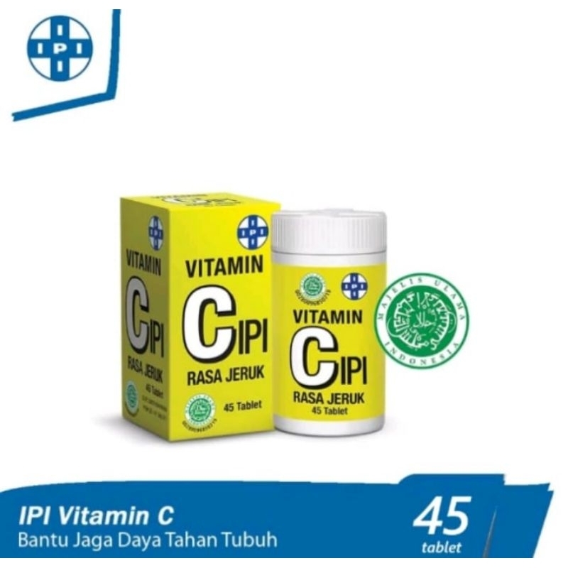 Ipi Vitamin C Rasa Jeruk 45 tablet Vitamin C ipi Vit multifitamin