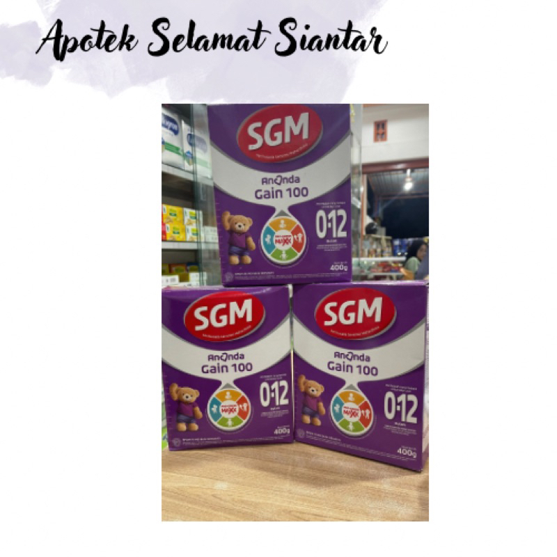 SGM Ananda Gain 0-12 400 Gram