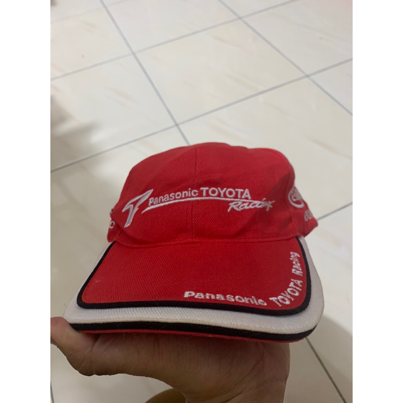 Topi F1 Vintage Toyota Panasonic Official Rare