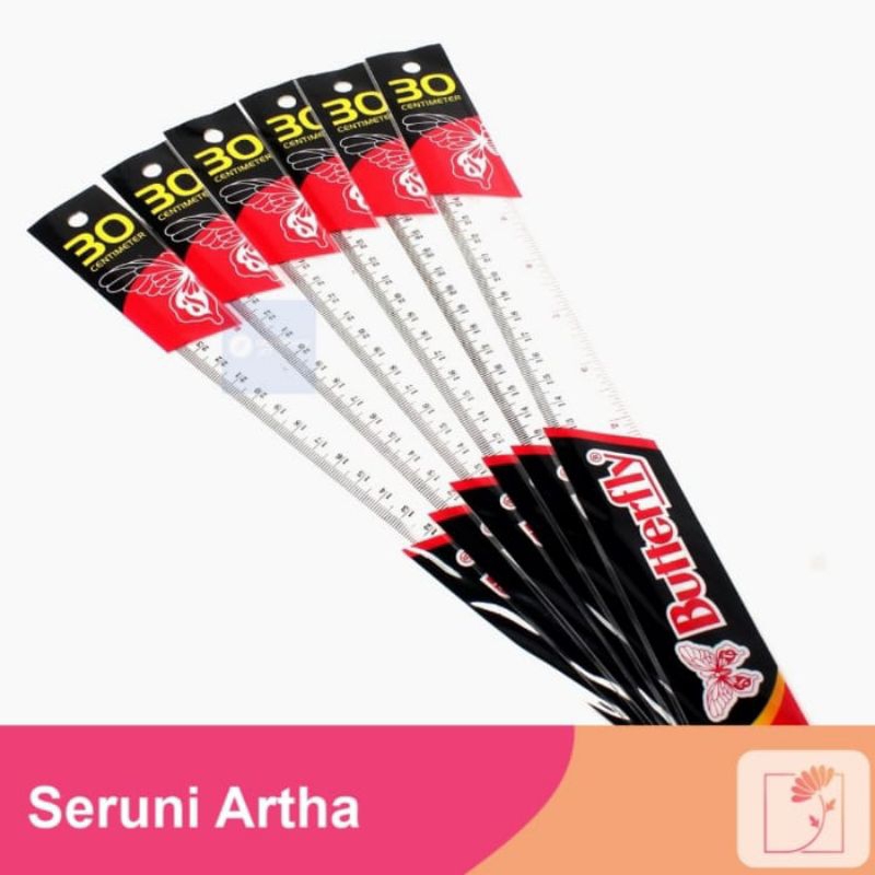 

Butterfly Penggaris Plastik 30 cm