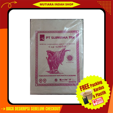 

Kertas Nasi/Kertas Minyak/Kertas Coklat/Kertas Bungkus Nasi (isi 250)