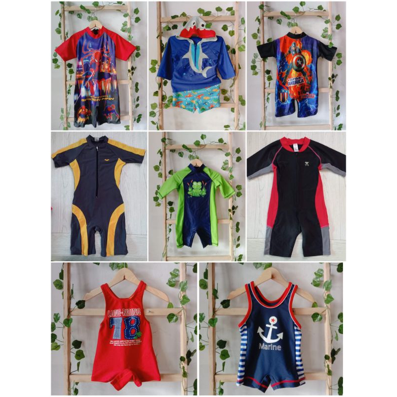 BAJU RENANG, SWIMSUIT, BODYSUIT