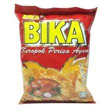 

BIKA SNACK CHICKEN FLAVOURED 70GR PAK BUY 1 GET 1