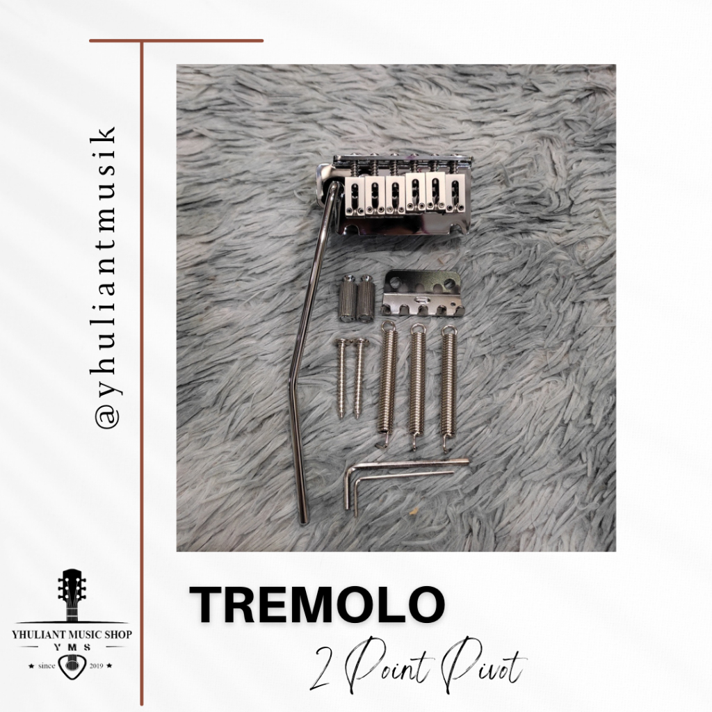 Tremolo 2 Pivot Modern Style Replacement For Stratocaster