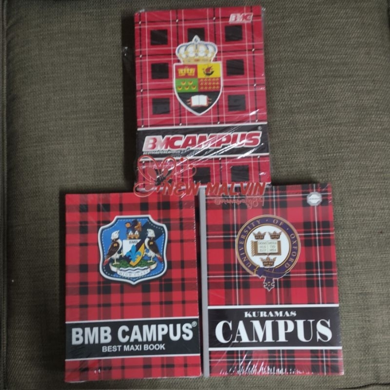 

10 buku CAMPUS ukuran boxy