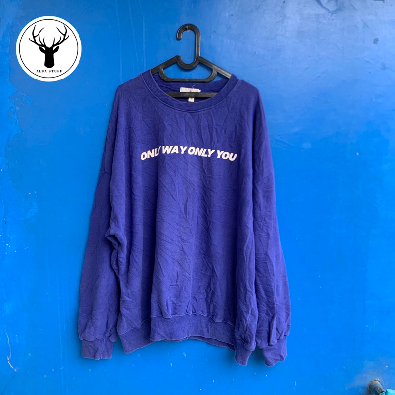 Crewneck Oversize Okkane Blue