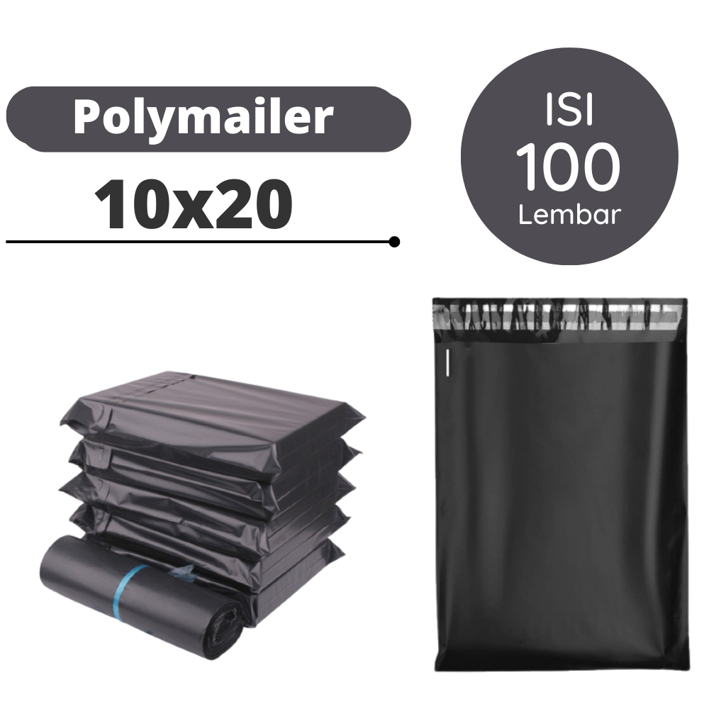 

Plastik Packing Polymailer Bungkus Online Shop Tebal Ukuran 10x20