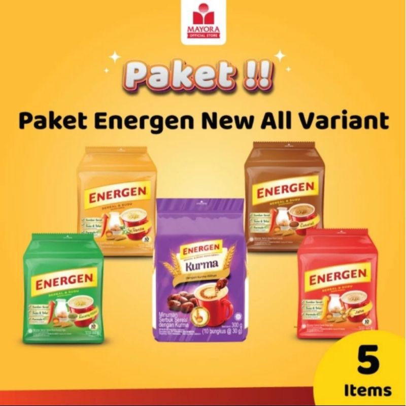 

Energen 30gram Susu Energen Renceng all Varian