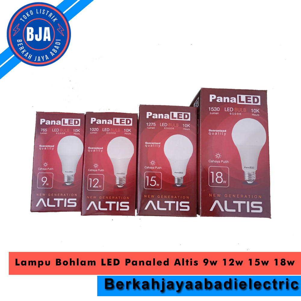 Lampu Bohlam LED Panaled Altis 9w 12w 15w 18w