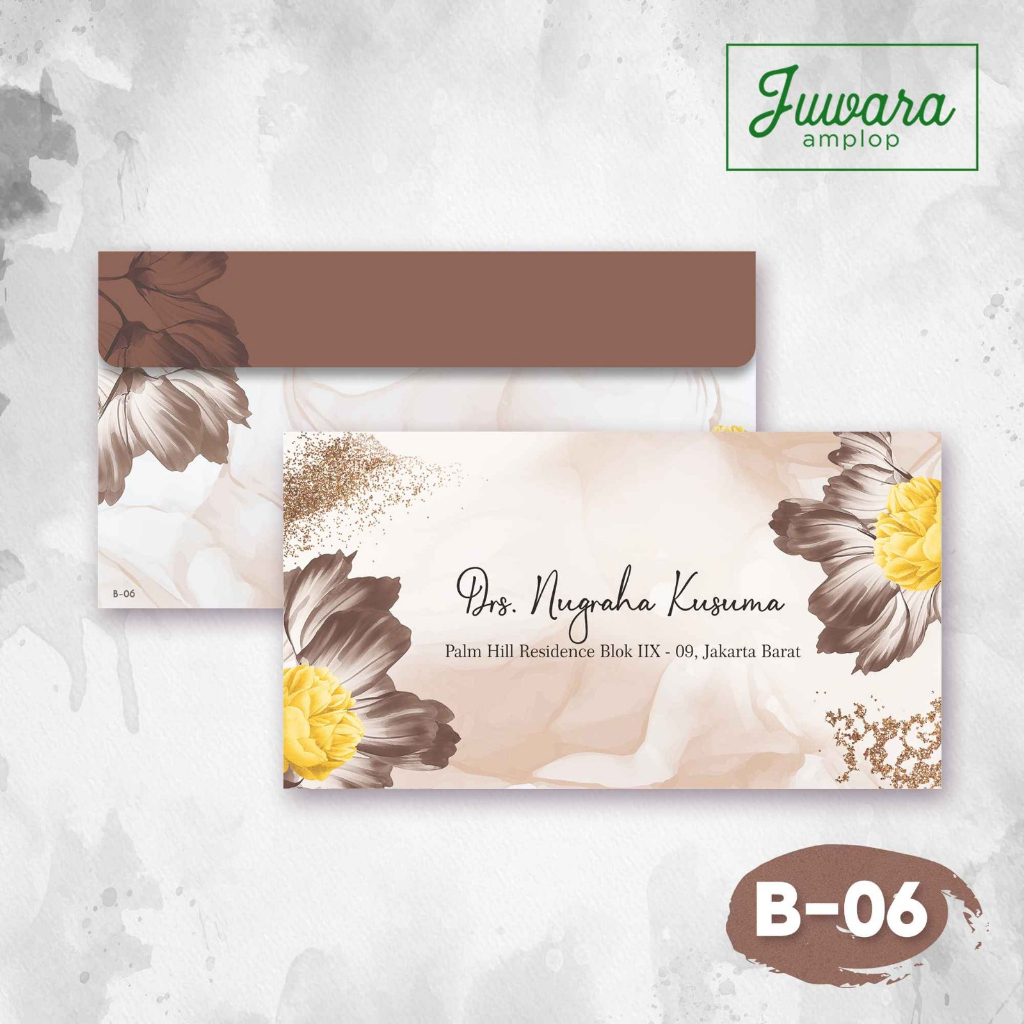 

Amplop Juwara Motif seri B-06 isi 50 Tanpa Cetak