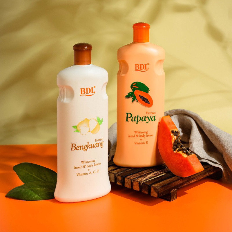 BDL Hand & Body Lotion 600ml Losion Papaya /Losion Bengkuang/Losion Pencerah Badan