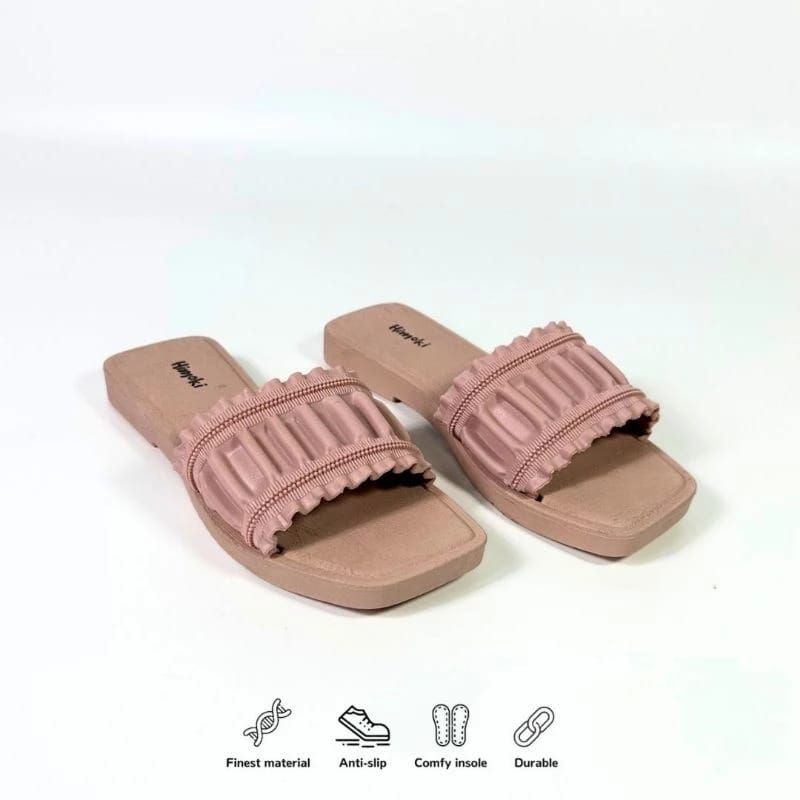 Sandal Selop Karet Jelly Wanita