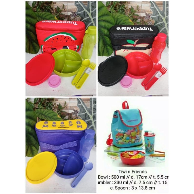 Kids luch set tupperware / tiwi n friends