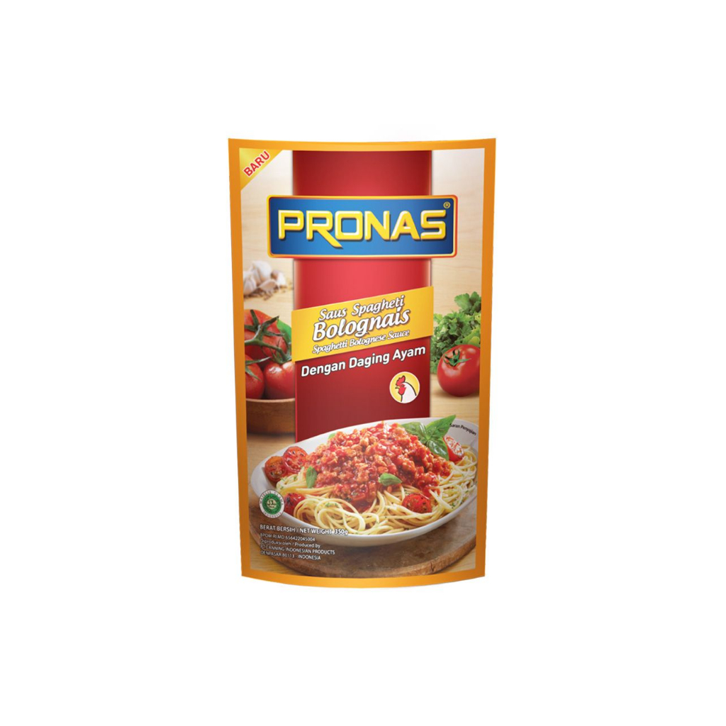 

PRONAS SAUS SPAGHETI BOLOGNESE AYAM 350 GRAM