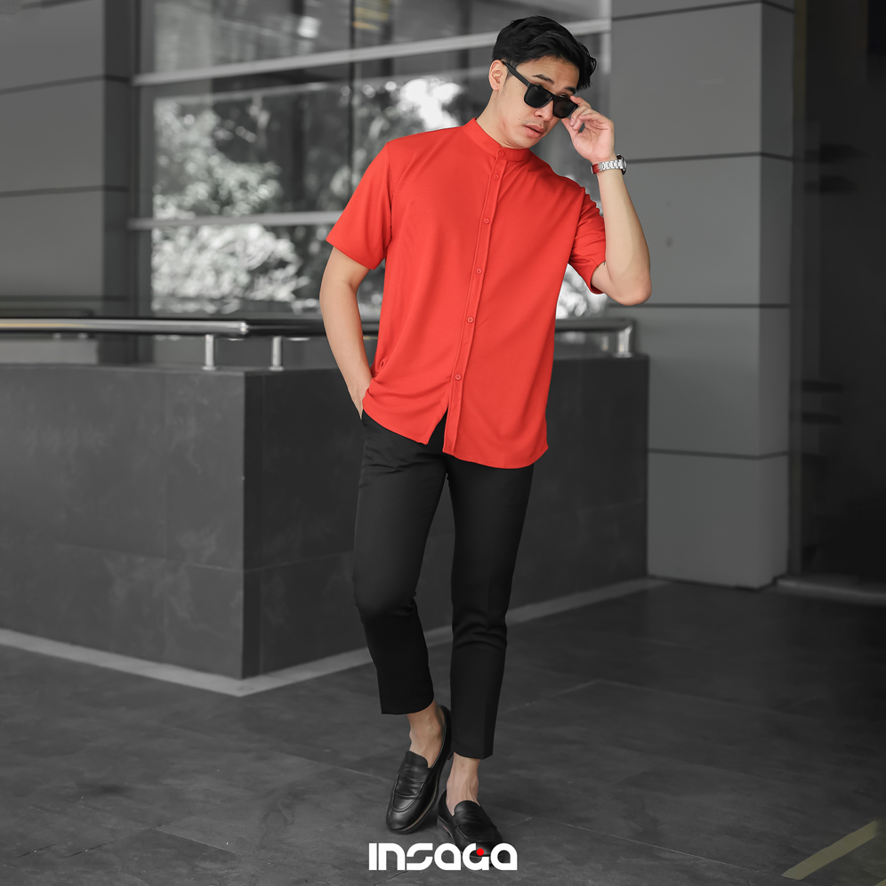 INSAGA Angkle Pants Pria Formal Angkle Pants Slimfit Celana Bahan Celana Formal