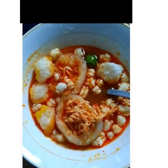 

baso aci isi ayam suwir enak