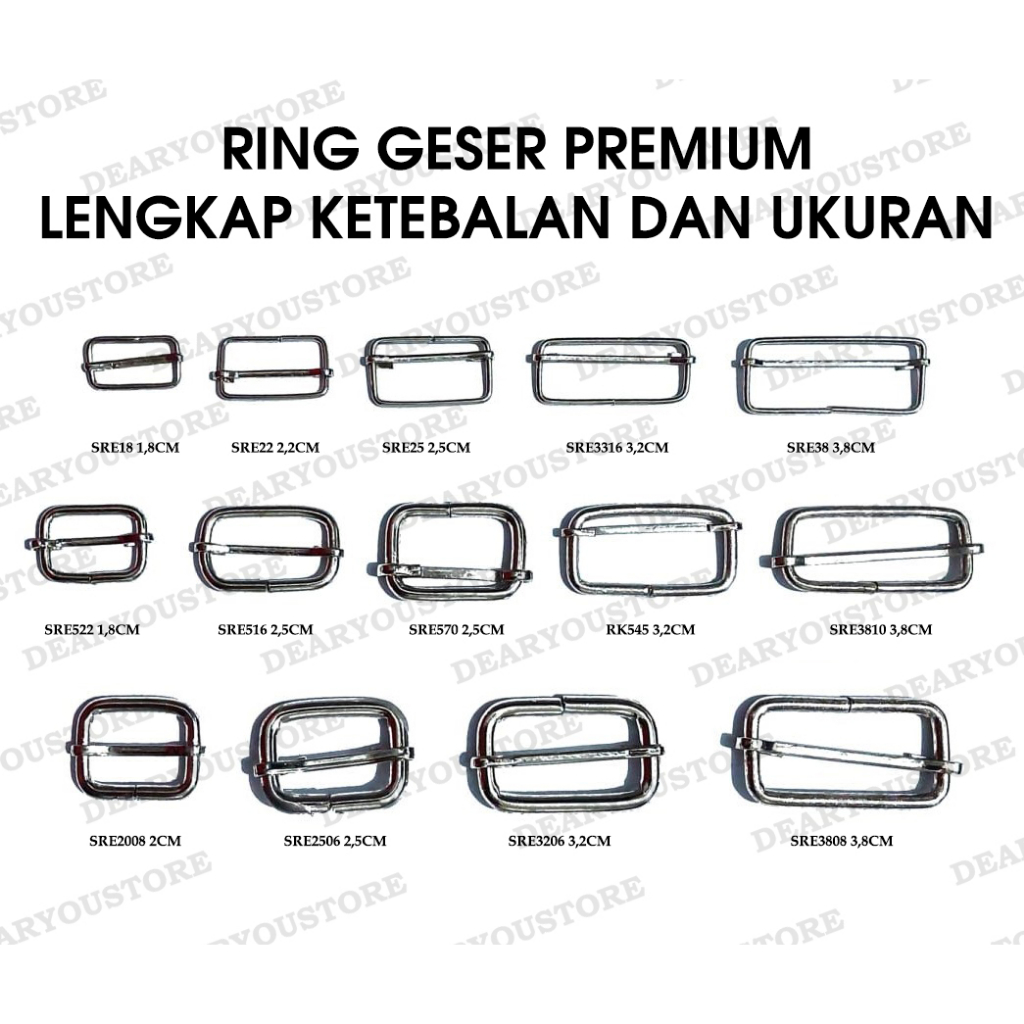 (Pcs) Ring Geser / Ring Jalan