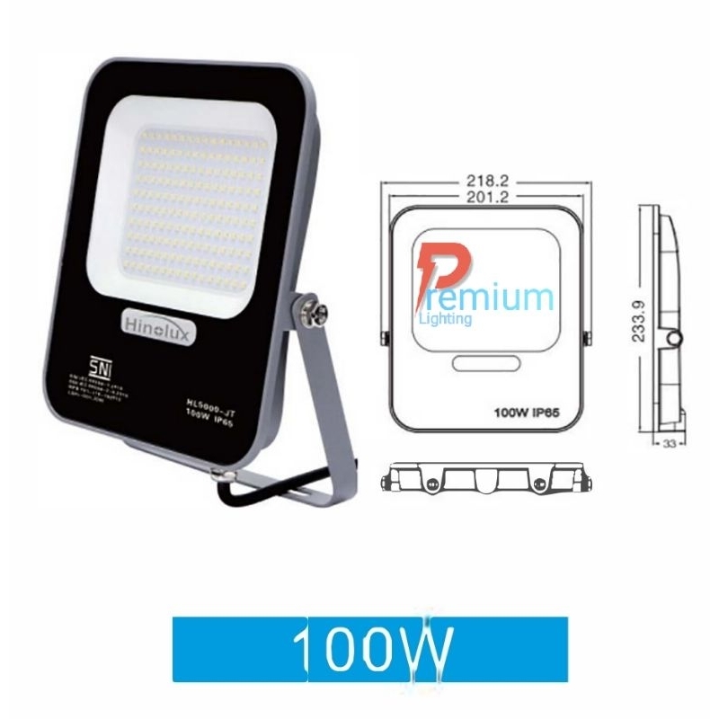 LAMPU LED SOROT 100 WATT IP66 HINOLUX FLOOD LIGHT 100W