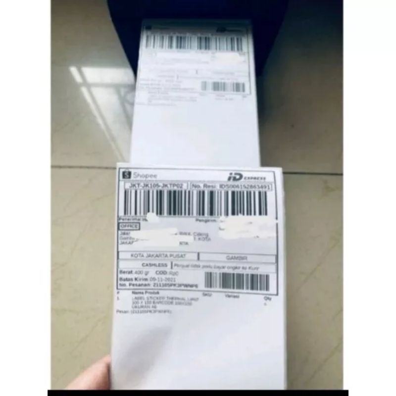 

KERTAS THERMAL STIKER RESI UKURAN 78X95 ISI 250