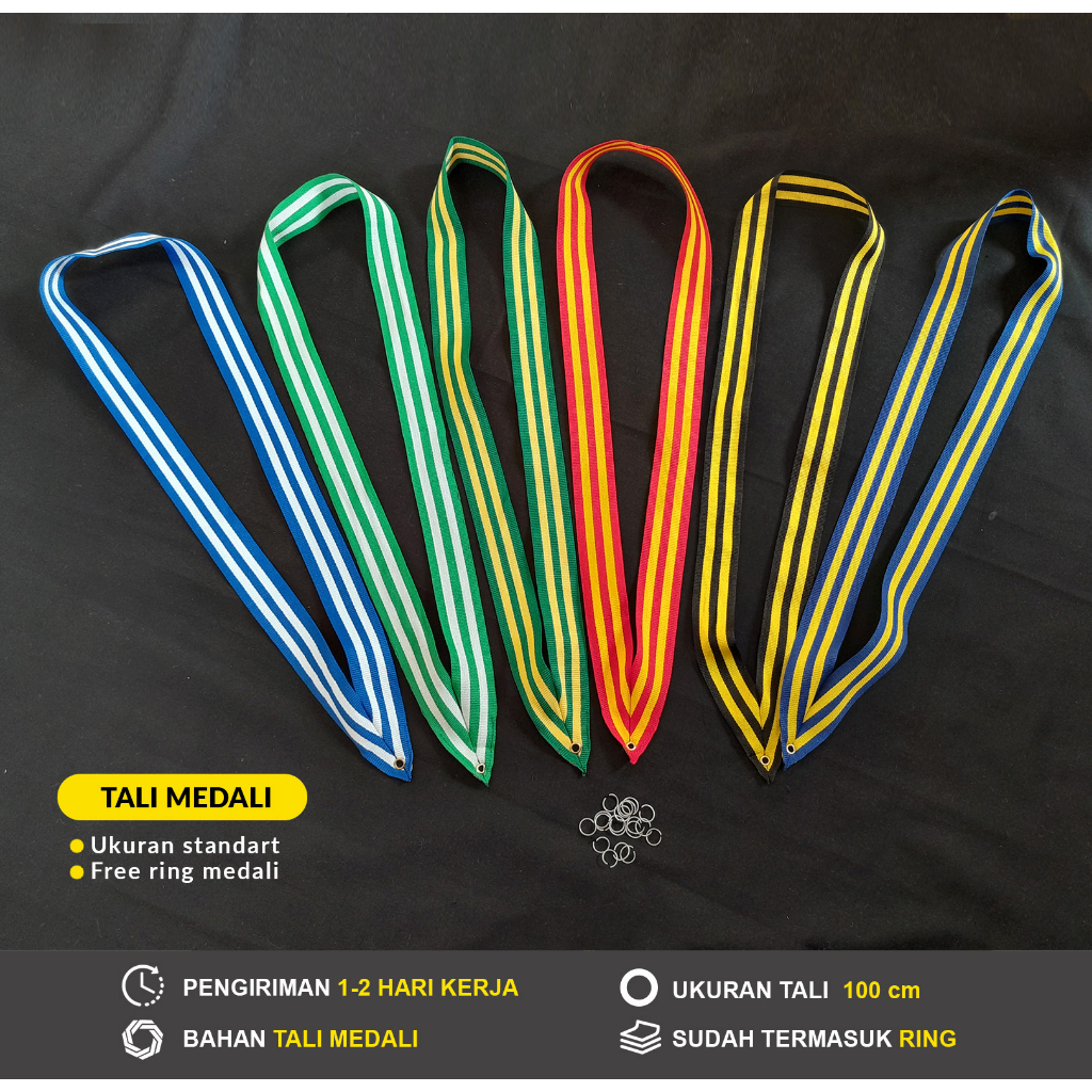 Tali medali siap pakai/tali medali/tali wisuda
