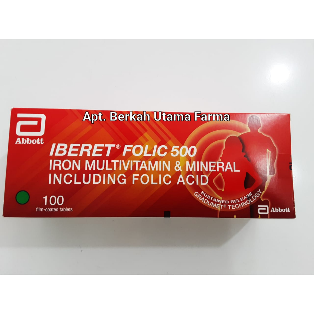 Iberet Folic 500 mg Box Isi 10 strip