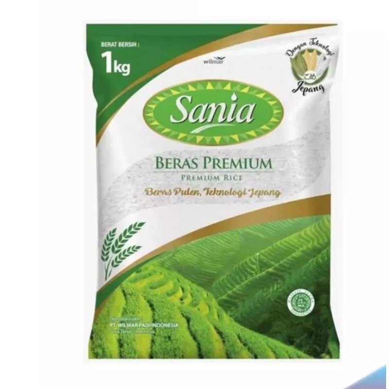 

Beras Sania Kemasan 1kg