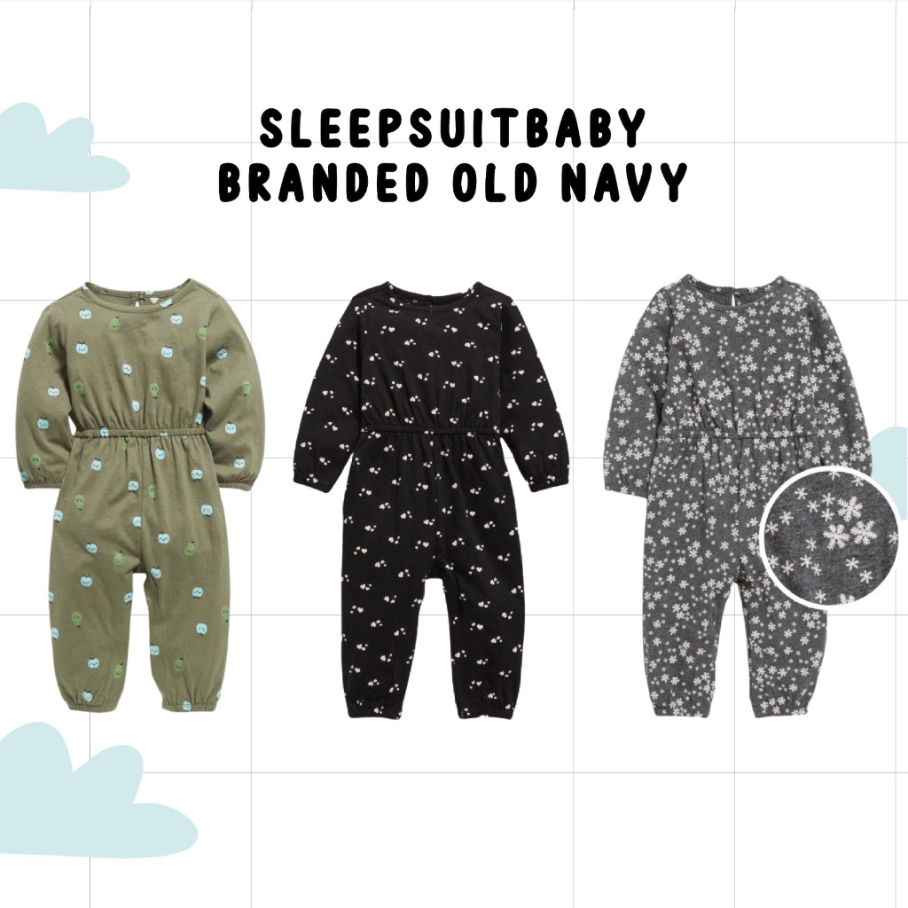 Sleepsuit Baby Pakaian Anak Branded Old Navy Original