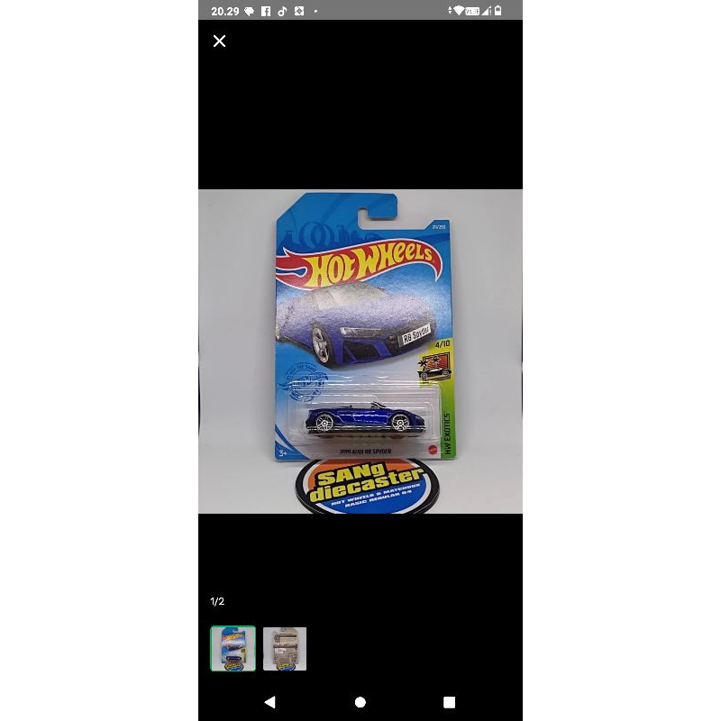 Hot wheels 2019 Audi R8 spyder