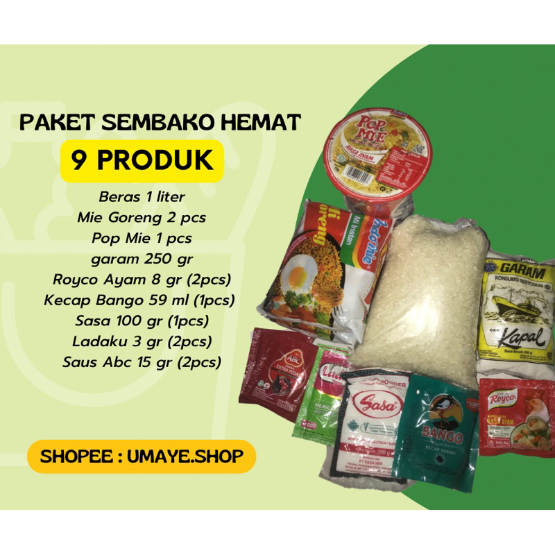 

PAKET SEMBAKO HEMAT