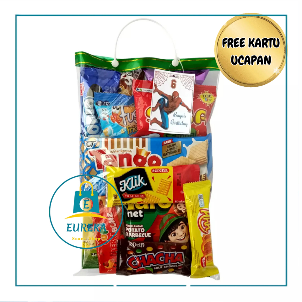 

Paket Snack Ulang Tahun Anak (Paket 22) / Paket Parcel Ulang Tahun Anak / Paket Bingkisan Ulang Tahun Anak / Paket Hampers Ulang Tahun Anak / Snack Ultah Anak / Parcel Ultah Anak / Bingkisan Ultah Anak / Hampers Ultah Anak