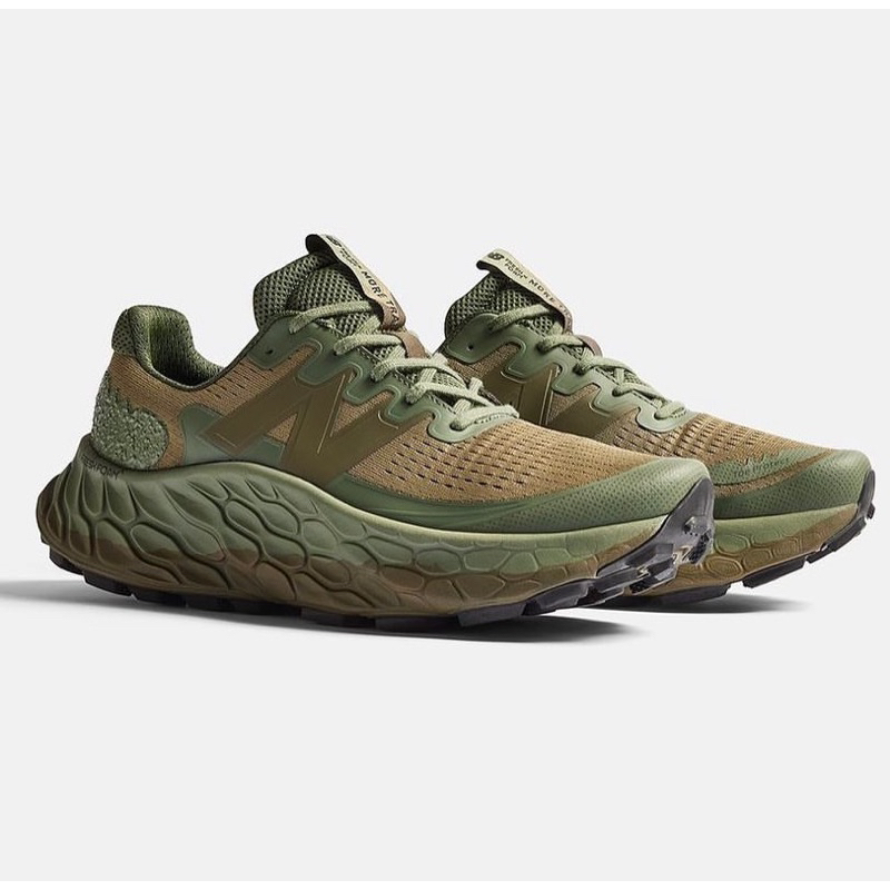 New Balance fresh foam X more trail olive green