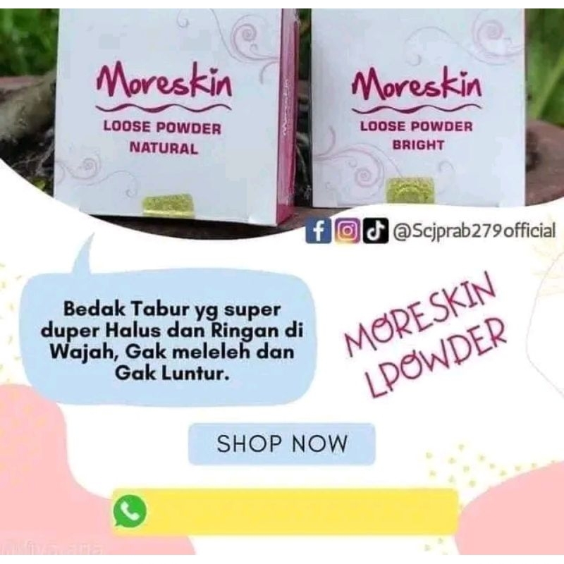 Bedak Tabur Nasa // Loose Powder Moreskin Nasa // Bedak Glowing