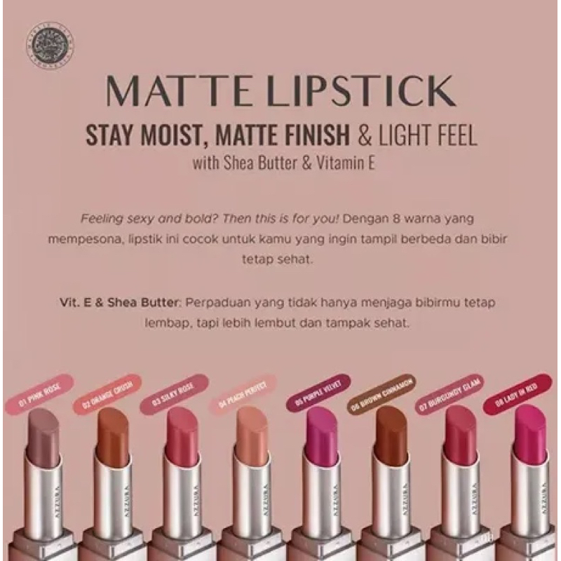 azzura matte lipstick