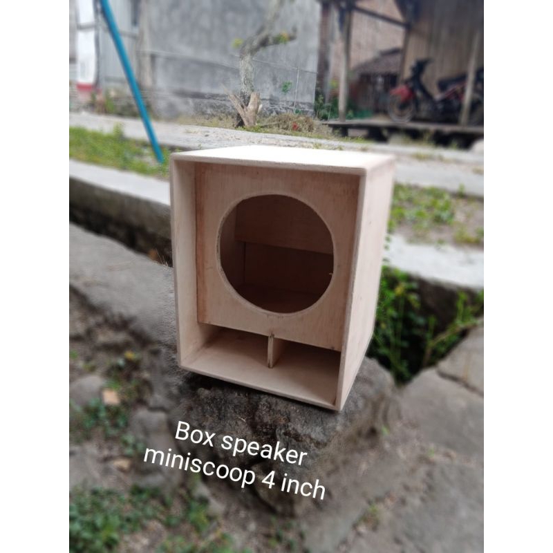 box speaker miniscoop 4 inch singgel