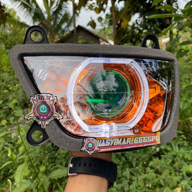 Lampu Biled Ninja RR Old RR New Original Baru set Reflektor - Biled AES bi laser Ultra / Experience