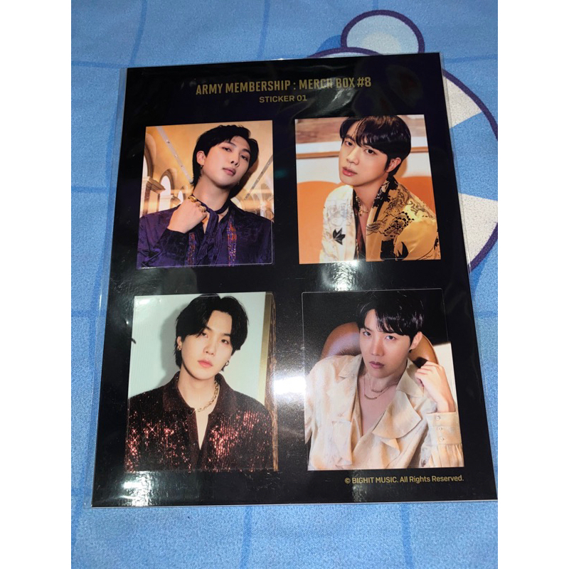 BTS MERCH BOX 8 STICKER