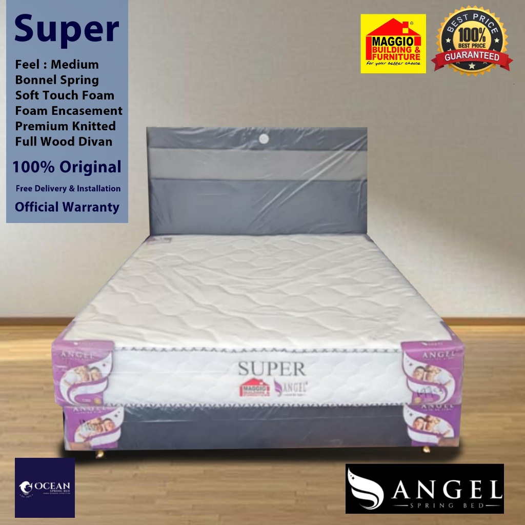 KASUR SPRINGBED ANGEL - MATRAS SPRINGBED - KASUR TIDUR SPECIAL OFFER - SUPER - ANGEL