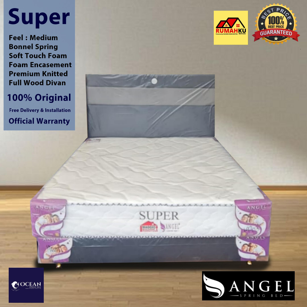 KASUR SPRINGBED ANGEL - MATRAS SPRINGBED - KASUR TIDUR - SUPER - ANGEL