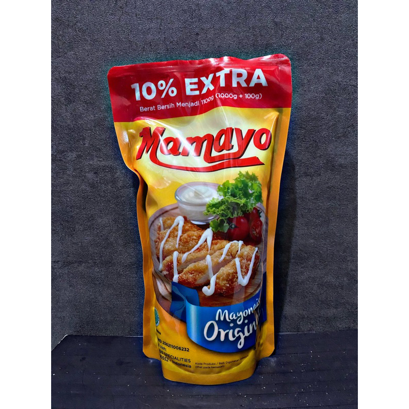 

#ECR# MAMAYO 1100 gram ISI LEBIH BANYAK mayones kiloan 1kg 1000g + 100g mayonaise untuk cocol dan dressing