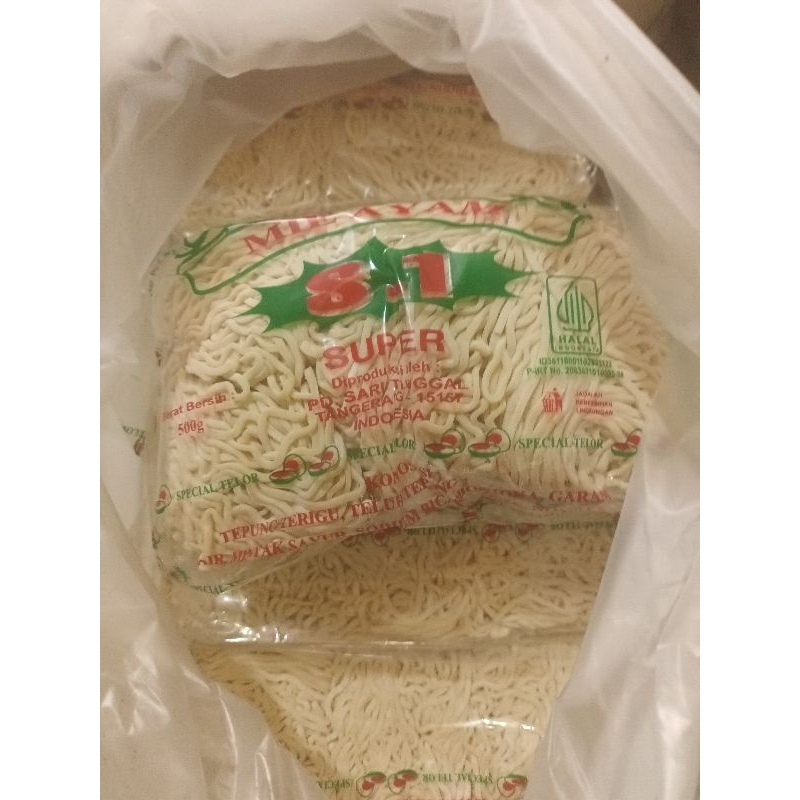 

mie ayam instan berat 500gram