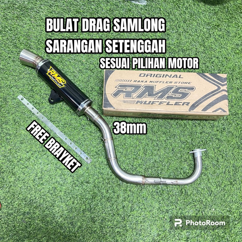 knalpot rms beat fi esp beat karbu street scoopy vario 110fi bulat black samlong inlet 38 sarangan s