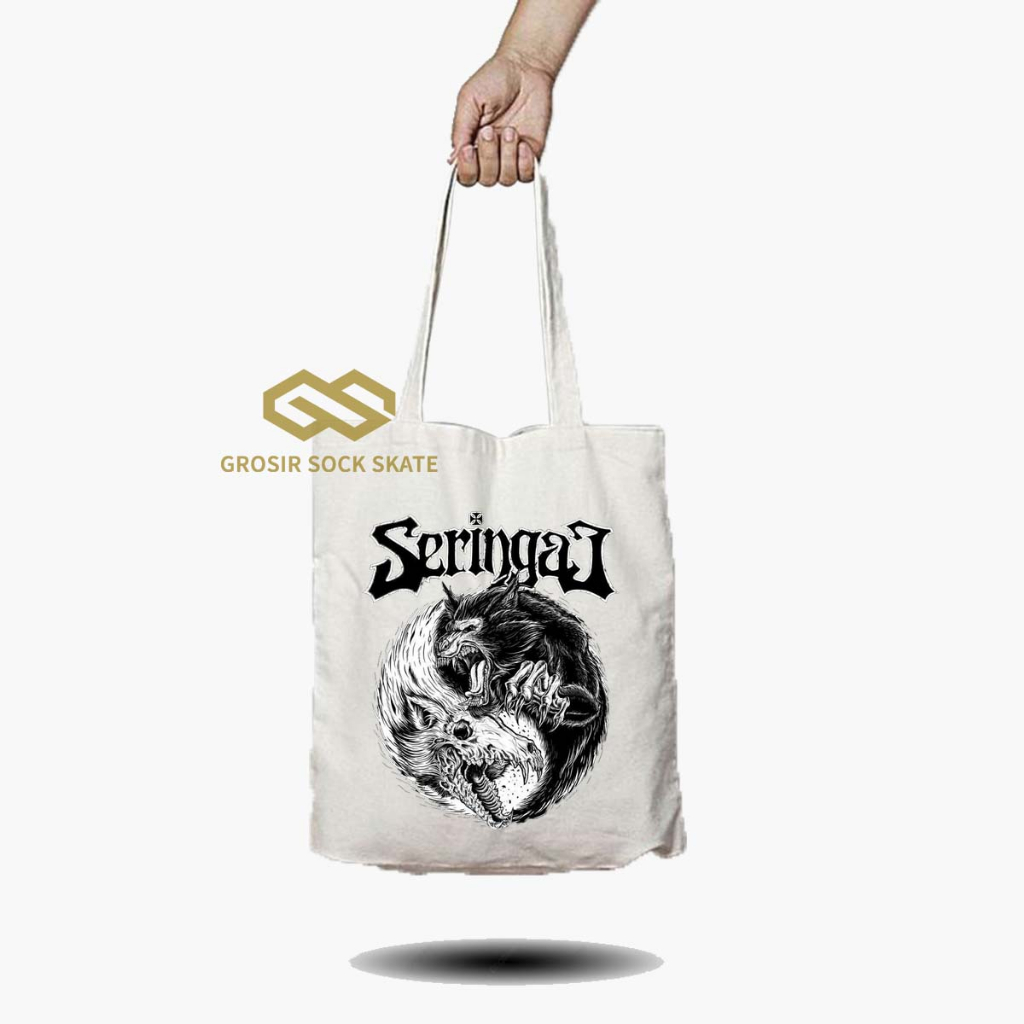 Totebag Kanvas Seringai / Tas Tote Music / Musik Band