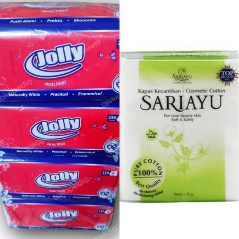 BELI KAPAS GRATIS TISSUE JOLLY 4 PCS