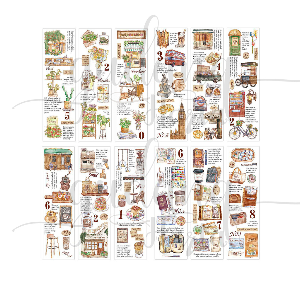 

Stiker Washi Lembar Short Escape Sticker Motif Pemandangan Aesthetic GH 303641